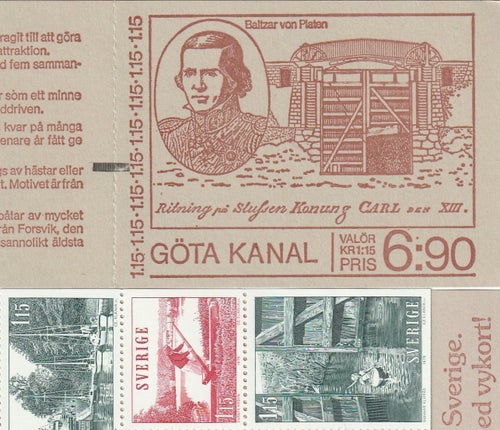 H 315 GÖTA KANAL MED RYGGTRYCK SE BILD