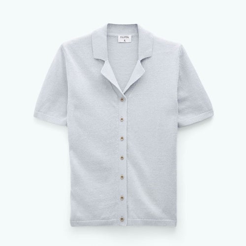 Filippa K Cotton Linen Knit-linnetopp NWT