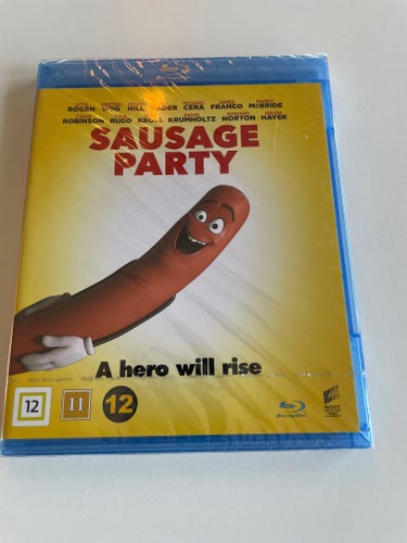 Sausage Party (Blu-ray) oöppnad, inplastad