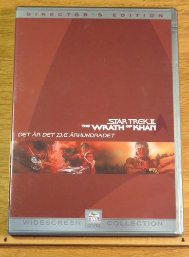 Star Trek 2 Wrath of Khan William Shatner 2-disc Special edition Nyskick!