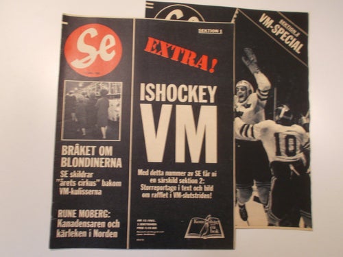 SE Nr 12 1963 Lill-Babs Ishockey-VM bilaga Wizard räknemaskin Sodom & Gomorra