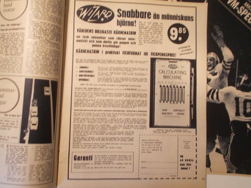 SE Nr 12 1963 Lill-Babs Ishockey-VM bilaga Wizard räknemaskin Sodom & Gomorra