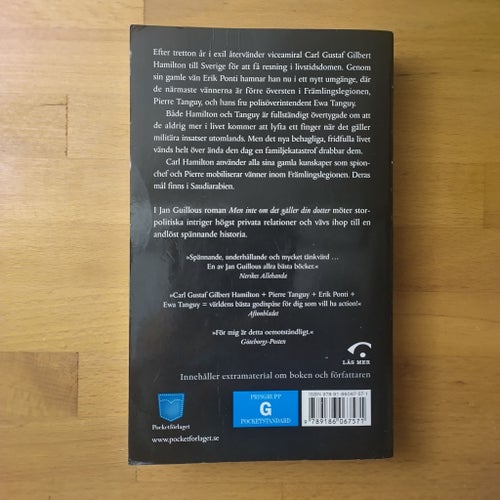 Jan Guillou - Men Inte Om Det Gäller Din Dotter (Pocket, Bok, Fint skick)