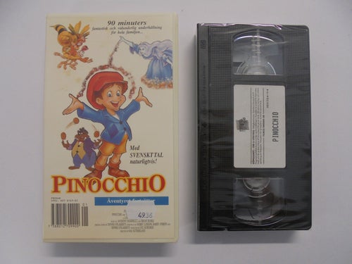 Pinocchio - VHS - Inplastad