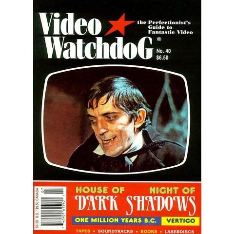Video Watchdog # 40 mag Dark Shadows , One Million Years BC