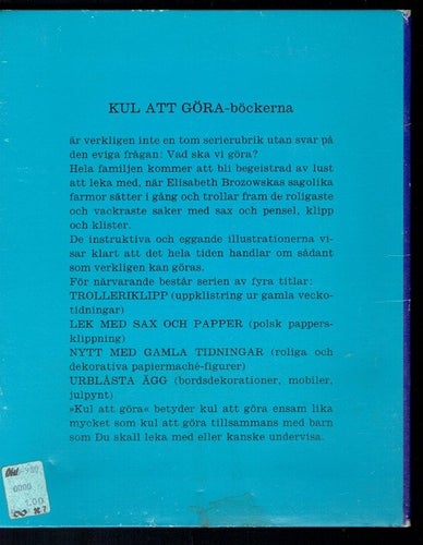 Kul att göra - Trolleriklipp (klipp & klistra, idéer) 1969