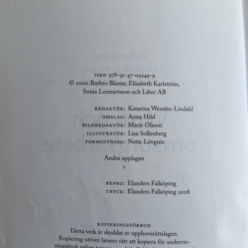 Vård- och omsorgsarbete - Barbro Blume, Elisabeth Karlström, Sonia Lennartsson