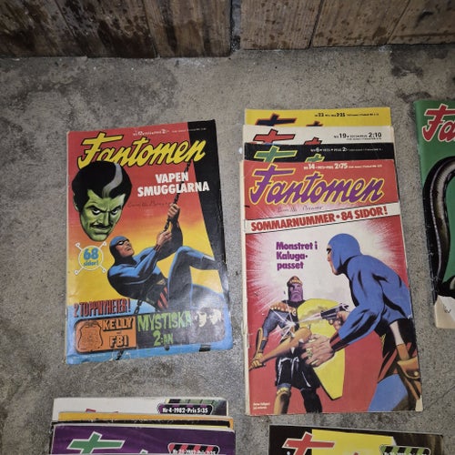 Fantomen - serietidningar 1972-1987