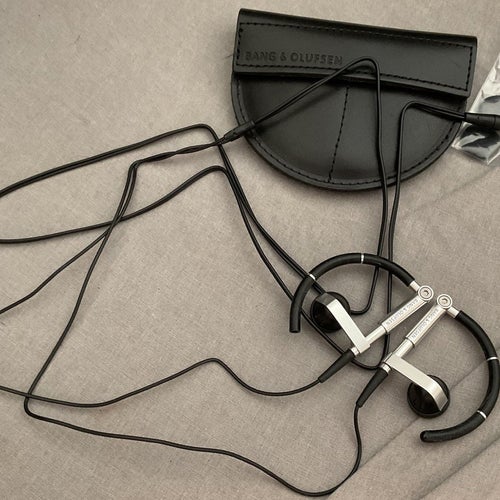Bang & Olufsen Hörlurar Beoplay A8 Alu/Black+B&o Läder-Fodral+4 Xtra Nya-Örskydd