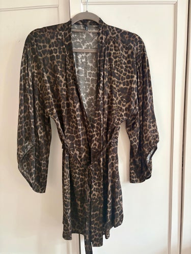 INTIMISSIMI- Ljuvlig Kaftan / kimono - S/M animalprint