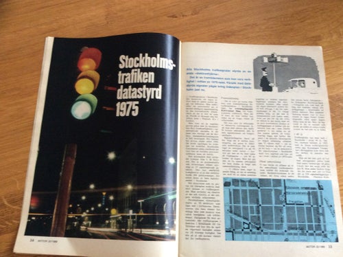Motor Nr 22 1969 Stockholm trafik data styrd 1975,Ford Cortina 1300 DL
