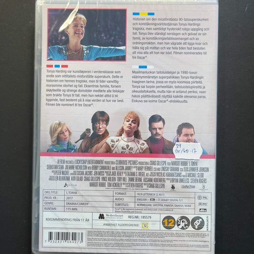 I, TONYA. DVD DRAMA / KOMEDI -17. INPLASTAD