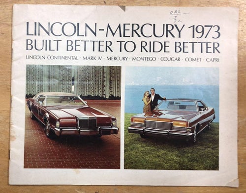 Försäljningsbroschyr Lincoln - Mercury 1973