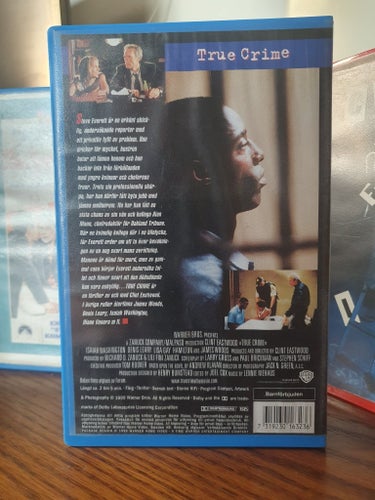 True Crime - Ögonblicket före tystnaden (HYRFILM EXRENTAL) Clint Eastwoood (VHS)
