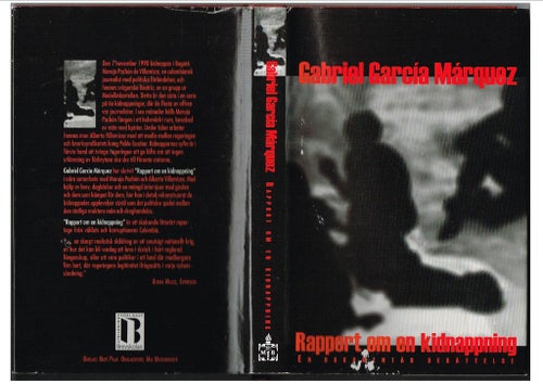 Nobelpris 1982: Gabriel García Márquez - RAPPORT OM EN KIDNAPPNING (1997)