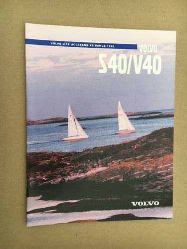 VOLVO Tillbehör Broschyr / Tillbehörsbroschyr S40 V40 1999