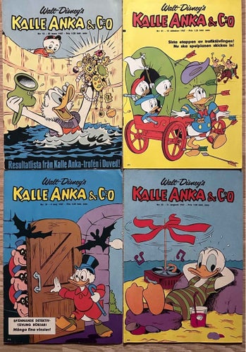 Kalle Anka & C:o - 1967, 4 st.