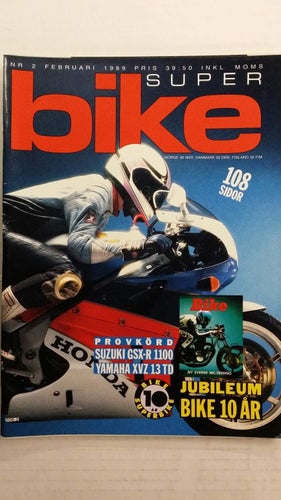 Super Bike nr 2 1989: Yamaha FZR 600, Suzuki GSX-R 1100