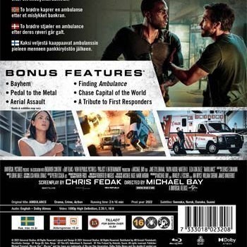 AMBULANCE 2022 136 MIN SVTXT COLLECTORS EDI BLU-RAY NY INPLA PRIS 80 FRAKT 44