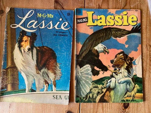 Dell: Lassie nr 2 (1950), nr. 10 (1953)