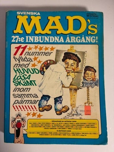 Svenska MAD's 27:e inbundna årgång! 1986