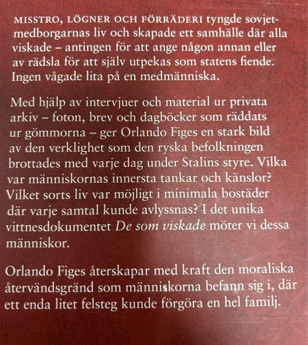 De som viskade av Orlando Figes