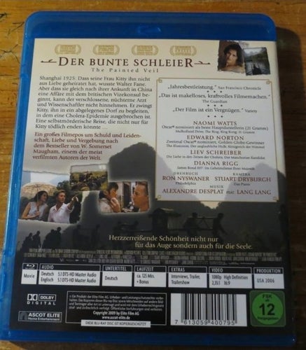 Blu-ray: kärlekens slöja ..The Painted Veil