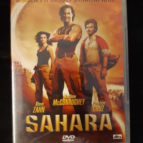DVD Sahara Matthew McConaughey Penelope Cruz INPLASTAD