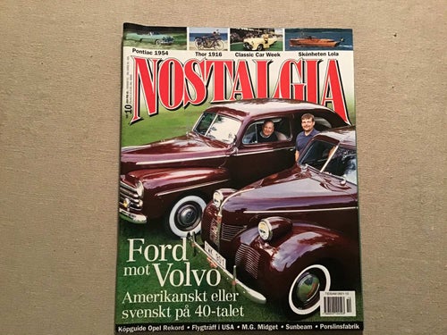 NOSTALGIA NR 10 2004 Karlskrona porslinsfabriken,SUNBEAM,KONDUKTÖR,THOR MC,