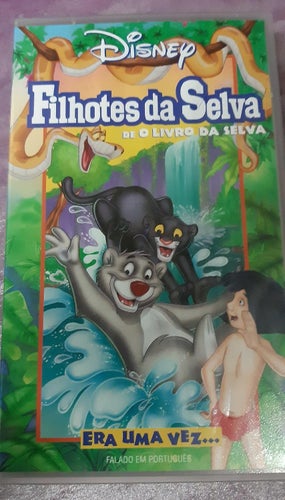 Walt Disney Djungelungarna VHS PAL tecknad barn film Portugisiskt