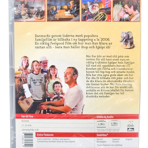 Far Till Fyra, Ger Aldrig Upp, DVD NY
