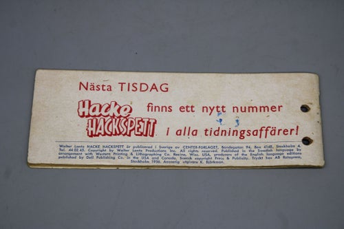 Hacke Hackspett Nr 32 1956