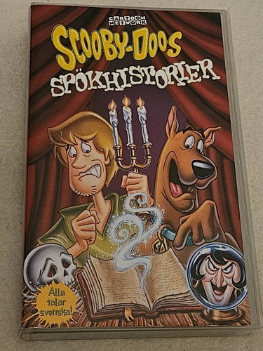 SCOOBY-DOO SPÖKHISTORIER - VHS ,VIDEOFILM.