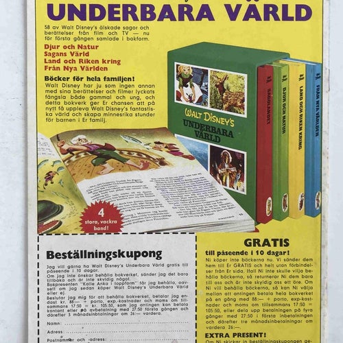 Walt Disney´s Serier - 1969:12 VG