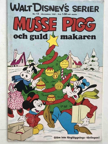 Walt Disney´s Serier - 1969:12 VG