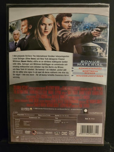 The International - Clive Owen, Naomi Watts - DVD