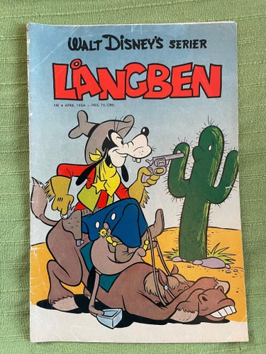 Walt Disney's Serier Långben Nr 4 April 1954