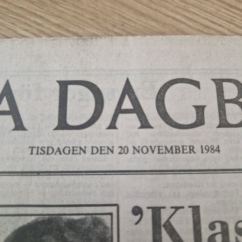 Svenska Dagbladet från 1984