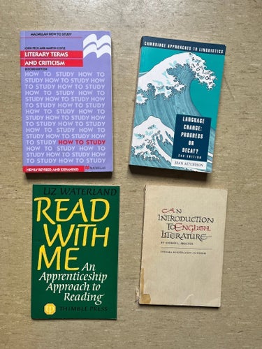 4st böcker om engelsk literature, och hur man läser, studerar, Language Change