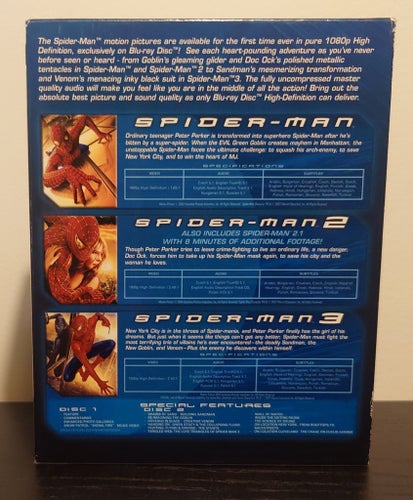 Spider-Man: The High Definition Trilogy (Blu-ray)