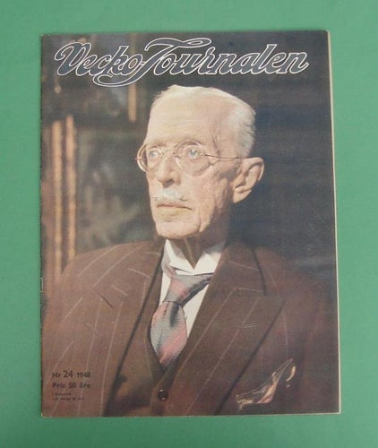 Vecko-Journalen 1948-24. Gustaf V på framsidan.