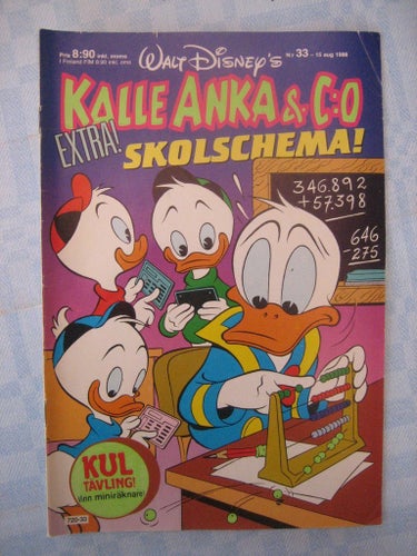 Kalle Anka & C:O Nr:33-1988