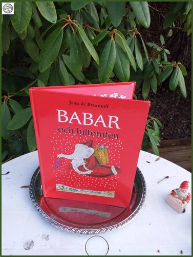 Babar och Jultomten barnbok Rabén & Sjögren tryck 2000 första upplagan