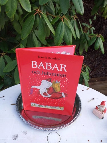 Babar och Jultomten barnbok Rabén & Sjögren tryck 2000 första upplagan