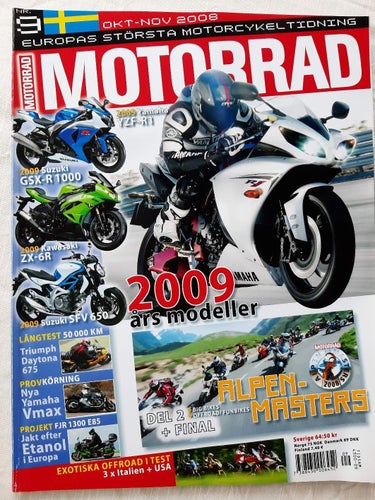 Motorrad nr 9 2008: Suzuki B-King, Honda Fireblade, BMW F 650 GS + R 1200 R/GS