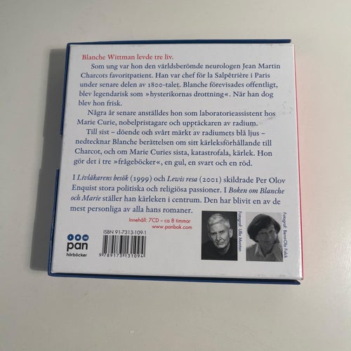 Ljudbok på CD - Per Olov Enquist - Boken om Blanche och Marie.