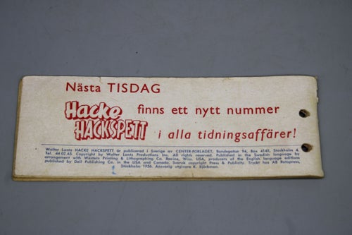 Hacke Hackspett Nr 31 1956