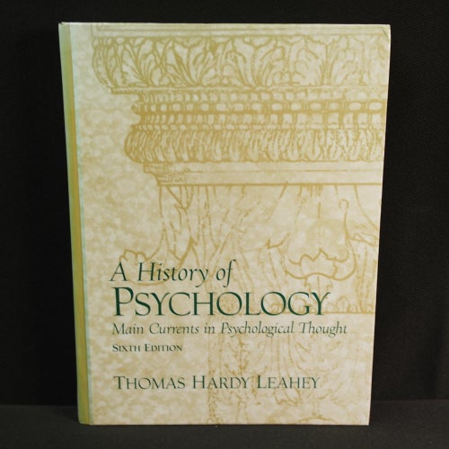 Thomas Hardy Leahey - A History of Psychology | Sixth edition