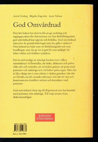 God omvårdnad - Grundväderingar ISBN: 91-622-1083-1
