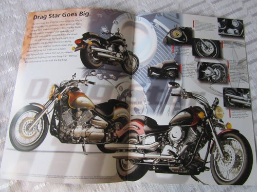 Yamaha XVS1100 Dragstar 1999 sälj brochyr